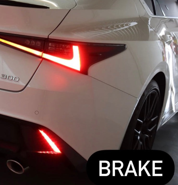 Lexus IS Compatible Rear Bumper LED Reflectors