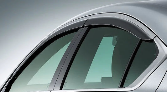Lexus 2021-2024 IS Compatible Side Window Visor Set (Black Chrome)
