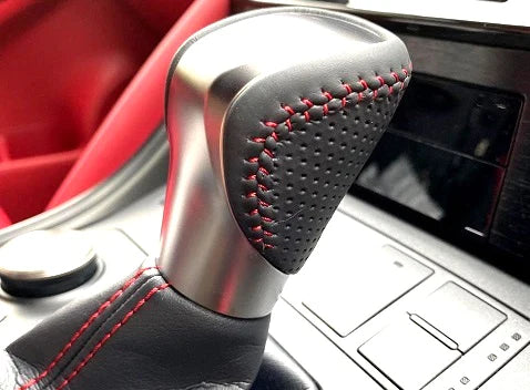 lexus is gear knob Lexus IS/GS/RC/RX Compatible Shift Lever (Red Stitching)