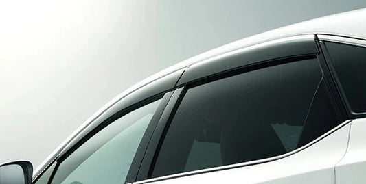 Lexus 2016-2022 RX Compatible Side Window Visor Set (Chrome)