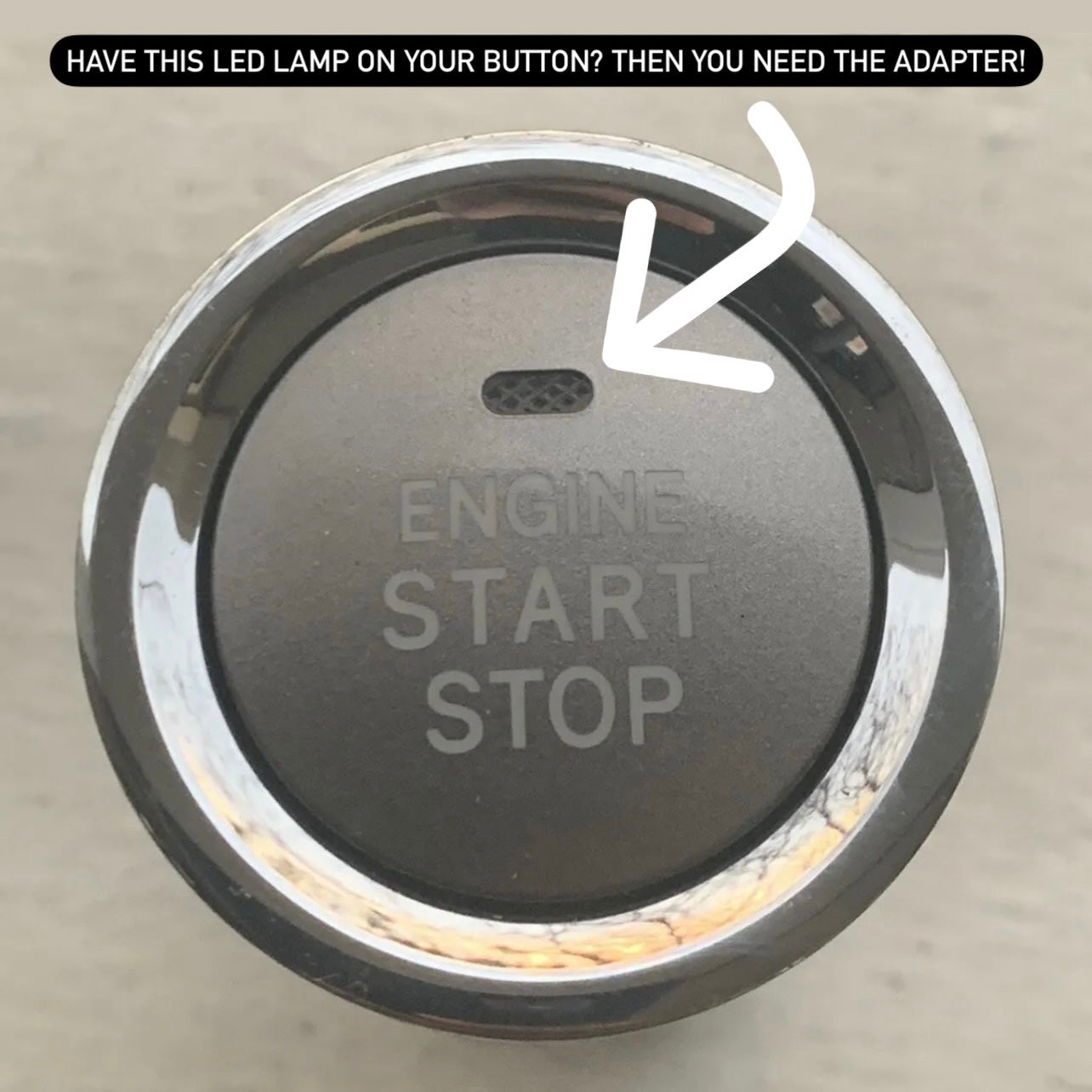 Lexus Compatible Premium Blue Push Start Button