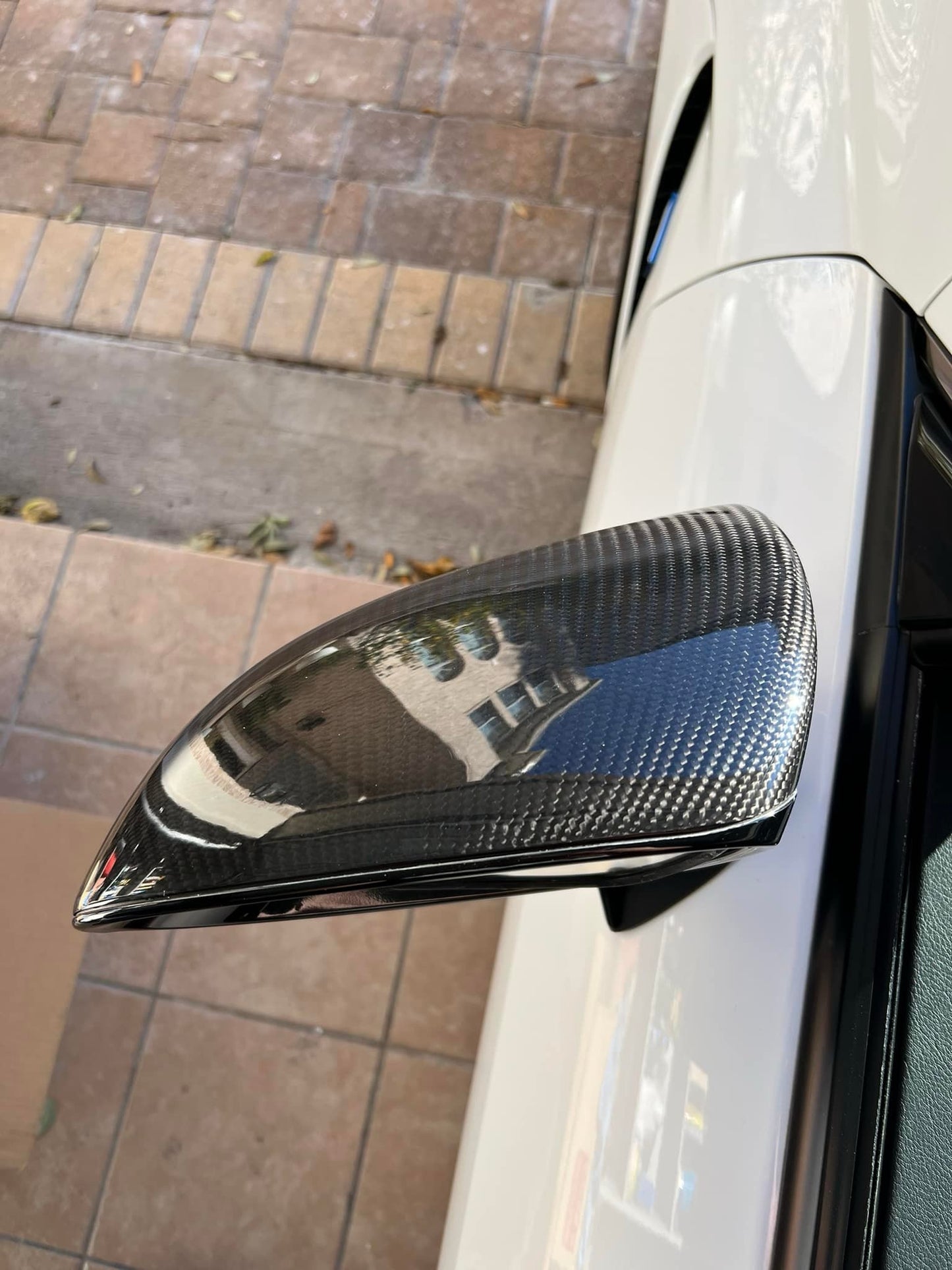 Lexus Compatible Dry Carbon Fiber Mirror Replacement Covers