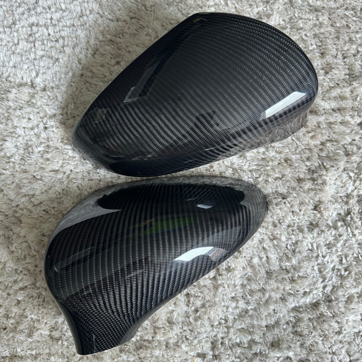 Lexus Compatible Dry Carbon Fiber Mirror Replacement Covers