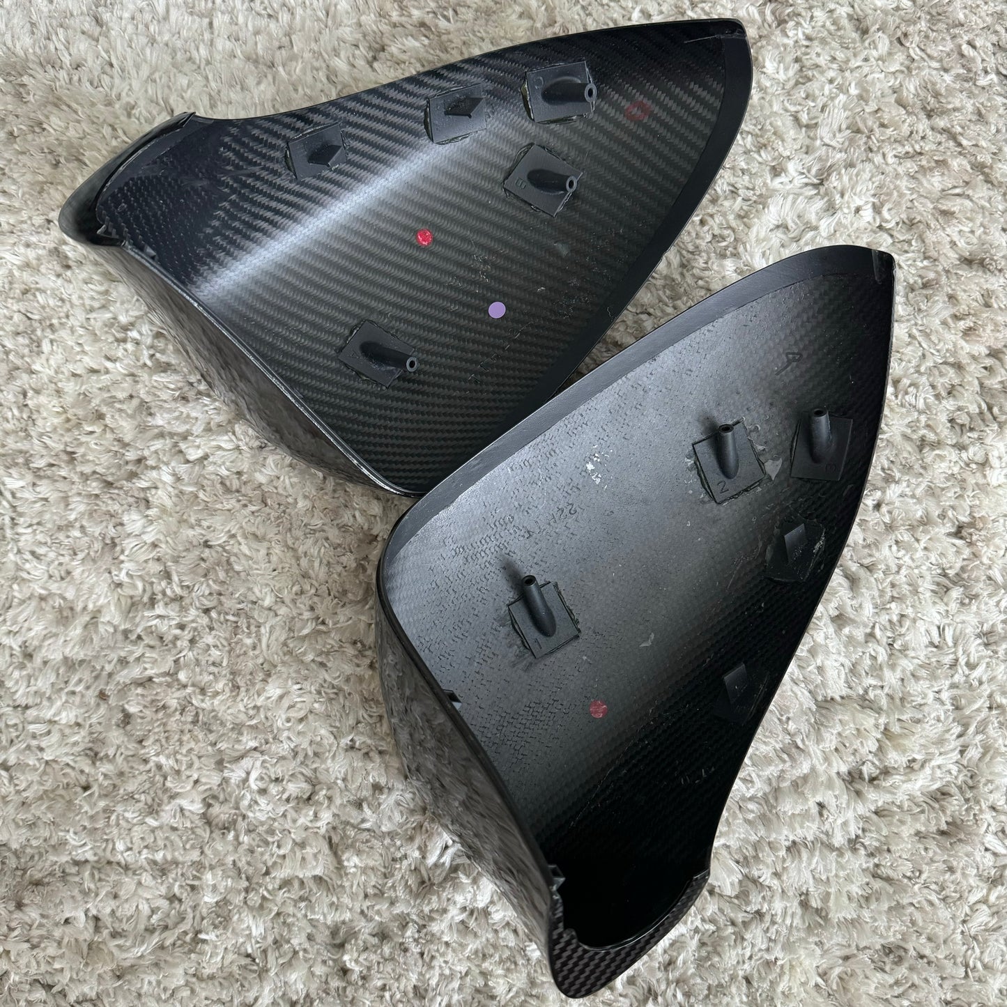 Lexus Compatible Dry Carbon Fiber Mirror Replacement Covers