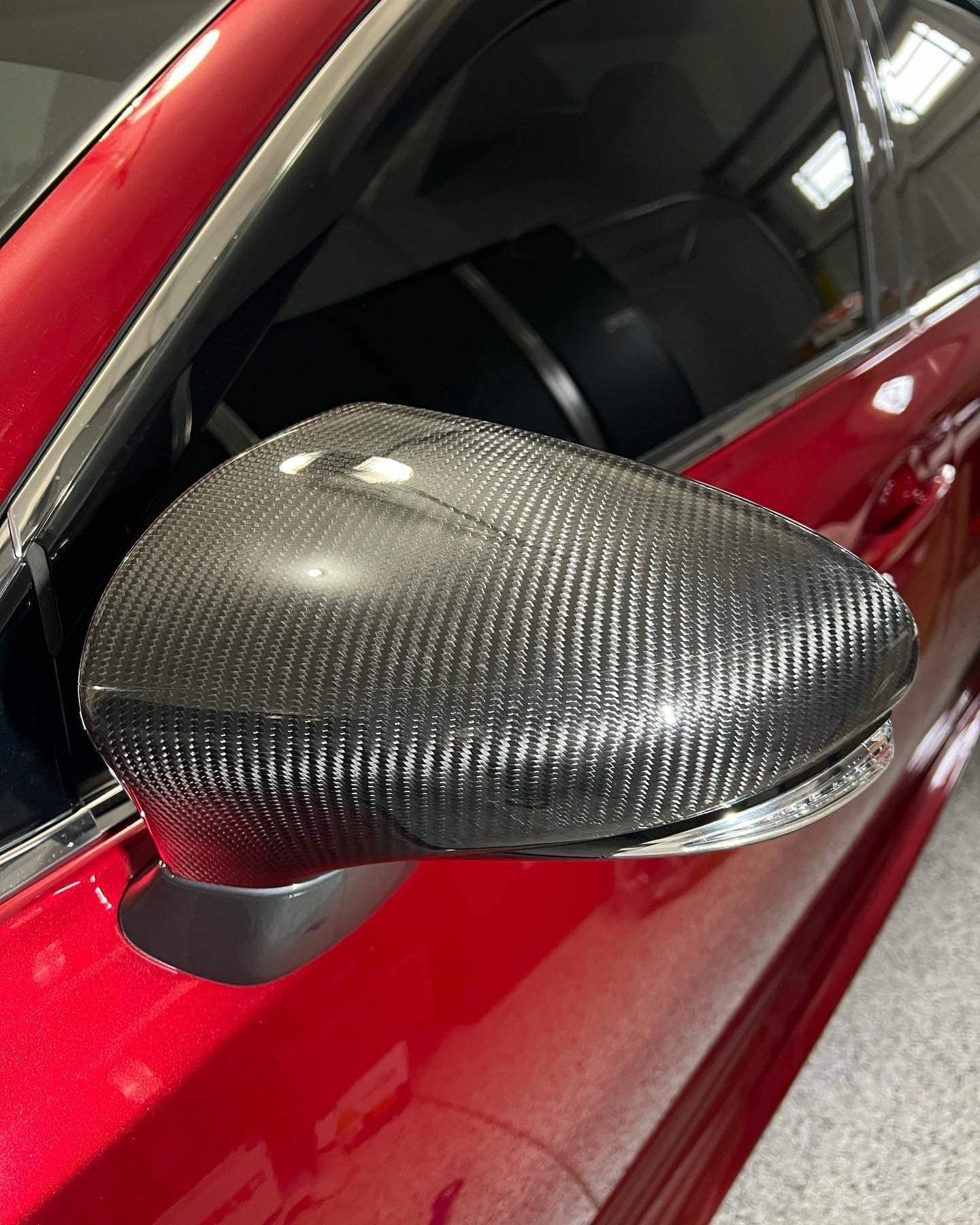 Lexus Dry Carbon Fiber Mirror Replacement Covers
