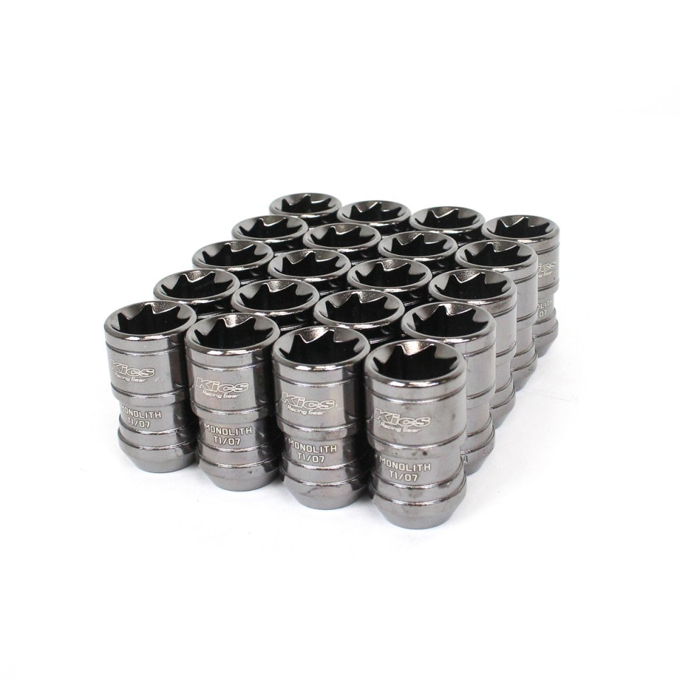 Project Kics Monolith TI/06 Lug Nuts - M12x1.50 - Glorious Black